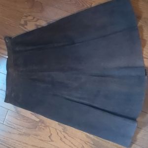Vintage suede skirt